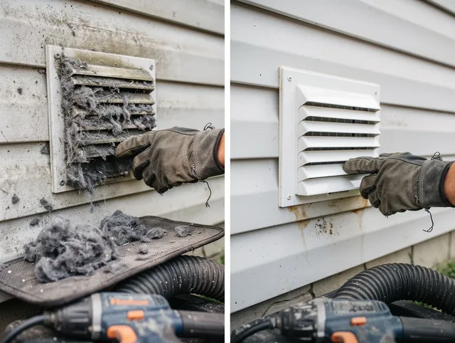 Residential dryer vent cleaning by Cheshire Dryer Vent Cleaning in Cheshire